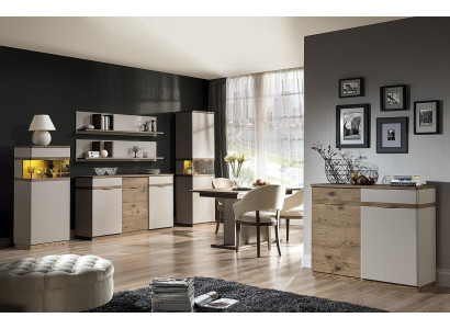 Mobile classico Vetrina Cassettiera Credenza Armadio Cassettiera Mobile CM-K3