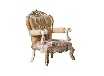 Soggiorno Divano di lusso Beige Set divano Divani Poltrone 3 + 1 posti Design in tessuto