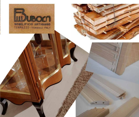 Vetrine classiche Vetrina in vetro Armadio in vetro Legno Soggiorno Lusso Marrone Madia