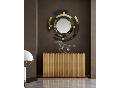 Console, cassettiera, credenza, parete, tavolo, moderno, tavolo console