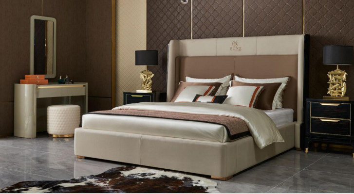 Design camera da letto 6 pezzi set completo Letto comodino Toeletta