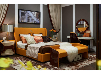 Camera da letto di lusso Letto matrimoniale Letto 180x200cm in pelle Nuovo Letto per hotel