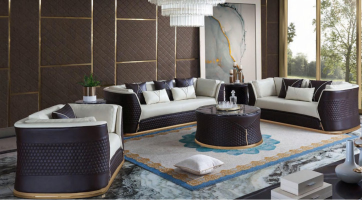 Set di divani 3 posti 2 posti Design divano Poltrona Divani moderni di lusso nuovi