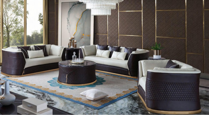 Set di divani 3 posti 2 posti Design divano Poltrona Divani moderni di lusso nuovi