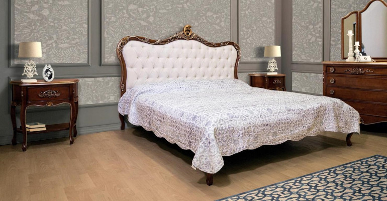 Letto 2x Comodino 3 pezzi Set Camera da letto Design Mobili Moderni di Lusso Letti Nuovi