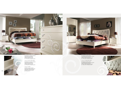 Camera da letto Letto Comodino Letti matrimoniali Struttura letto moderna Set di letti 3 pezzi.