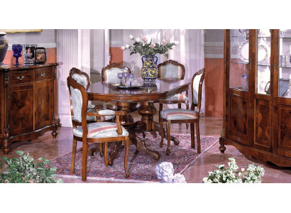 Set Gruppo Ess in legno Mobile completo Tavolo Sedie Arredamento Italia
