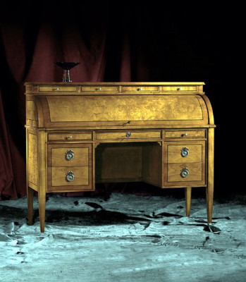 Tavoli scrivania scrivania tavolo in legno pregiato barocco rococò antico stile mobili mobili