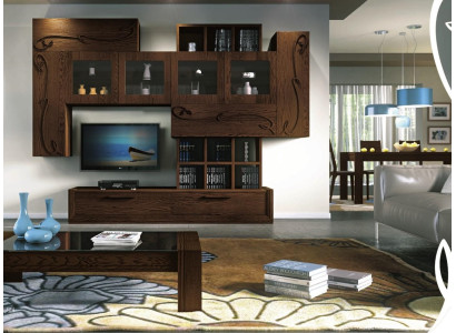 Mobile TV a parete Sistema componibile per soggiorno Mobili per il soggiorno Pareti attrezzate Mobili per tv Armadio Scaffale