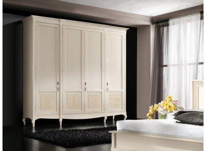 Guardaroba in legno massiccio Armadio in legno Mobili in legno massello per la camera da letto italiana.