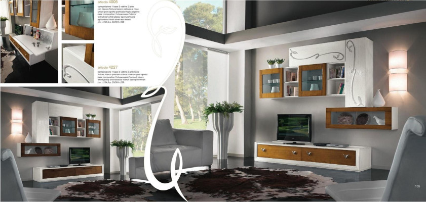 Mobile TV parete soggiorno unità parete soggiorno mobili di lusso unità parete rtv armadio scaffale.