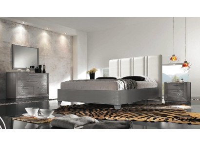 Camera da letto Letto Comodino Gruppo di letti Letti matrimoniali Struttura del letto Set 3 pezzi Nuovo