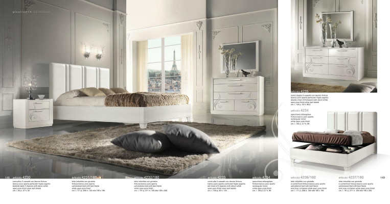 Camera da letto Letto Comodino Gruppo Letti Cornice del letto di lusso in legno Design Set 3 pezzi