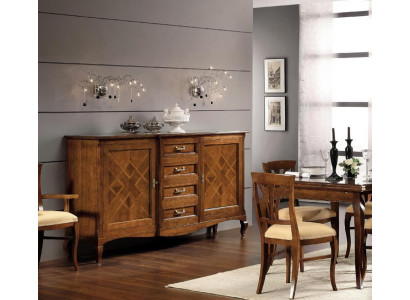 Buffet Comò Credenza Tavolo d'appoggio Cassetto Vetrina Soggiorno Legno Comò Nuovi