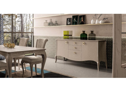 Comò, credenza, scaffale, armadio, scaffali, mobili in legno massiccio dall'Italia, armadi.