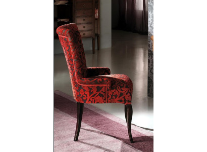 Soggiorno poltrone di lusso sedia sedia legno marrone mobili italiani imbottiti