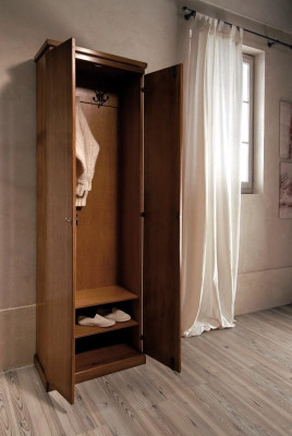 Guardaroba Armadio Armadio Legno Naturale Legno Massello Armadi Ingresso Legno Massello