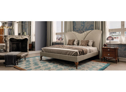 Letto matrimoniale in legno massiccio Camera da letto Mobili Vaccari cav giovanni Nuovo