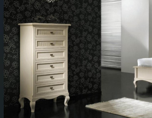 Camera da letto italiana Mobili Letto Comodino Letti in Legno Massiccio Set 4 pezzi.