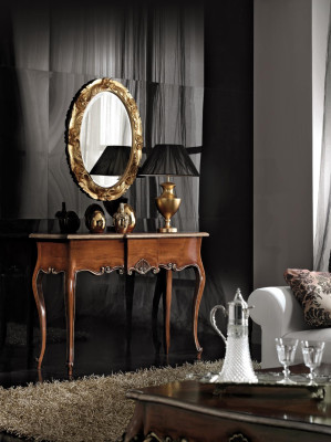 Console tavolo Console tavoli Mobili Console di legno Telefono Complemento d'arredo Italiano