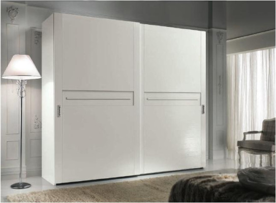 Armadio a ante scorrevoli guardaroba armadio camera da letto armadi parete legno specchio nuovo