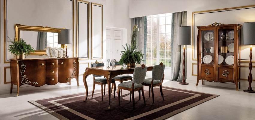 Mobili Cassettiera Credenza Armadio Classici nuovi Comodini Legno Armadietto Buffet