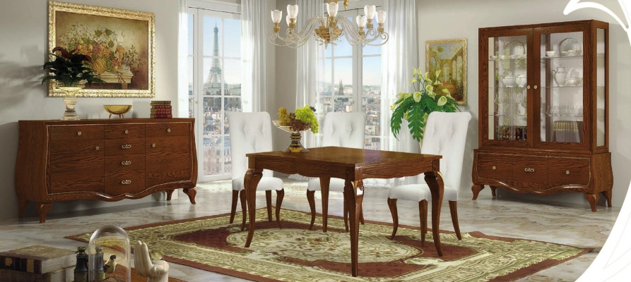 Set da pranzo sala da pranzo tavolo sedia cassettiera vetrina tavolo tavoli gruppo set 7 pezzi. "Set da pranzo sala da pranzo tavolo sedia cassettiera vetrina tavolo tavoli gruppo set 7 pezzi."