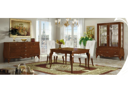Set da pranzo sala da pranzo tavolo sedia cassettiera vetrina tavolo tavoli gruppo set 7 pezzi. "Set da pranzo sala da pranzo tavolo sedia cassettiera vetrina tavolo tavoli gruppo set 7 pezzi."