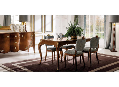 Tavolo in legno massello stile barocco antico classico tavolo da pranzo tavoli in legno massello nuovo