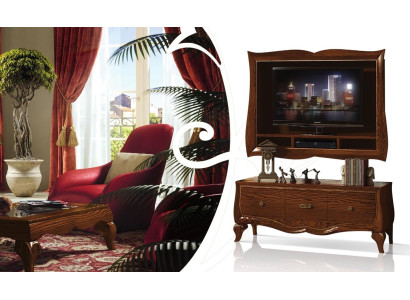 Mobile porta TV basso, credenza, mobiletv in legno classico, design moderno.