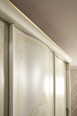 Armadio in legno massiccio design Camera da letto Armadio Bianchi armadi