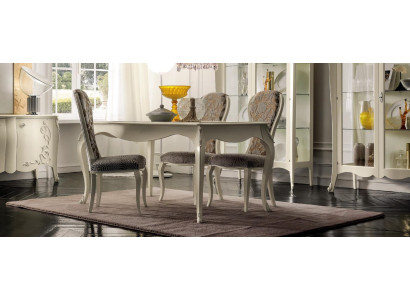 Tavolo classico in legno Tavolo barocco di design di prima qualità Sala da pranzo Tavolo da pranzo reale