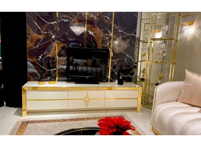 Soggiorno in legno rtv Hotel lusso mobili credenza tv Lowboard xxl design armadio