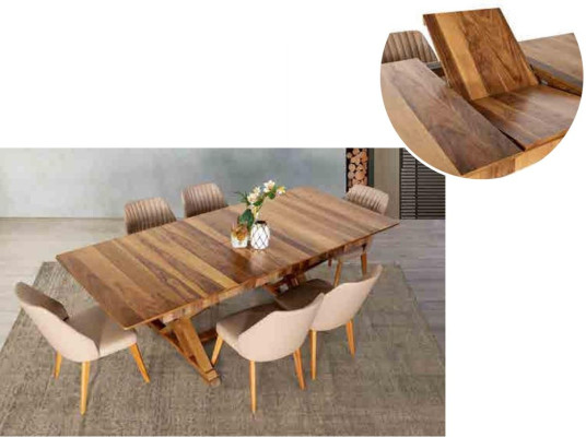 Sala da pranzo Tavolo da pranzo Tavolo Mobili Arredamento Tavoli stile italiano Mobili Legno