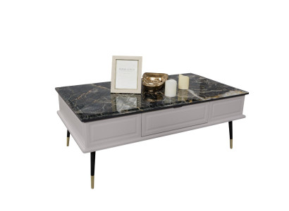Tavolino del salotto in pietra, tavolo da caffè, tavolo ausiliario, tavoli del divano, soggiorno.