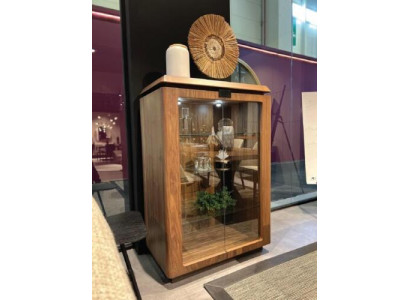 Mobiletto in legno di lusso design vetrina marrone nuovo