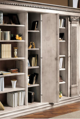 Soggiorno Armadio Libreria in Legno Armadietto Ufficio Scaffale Armadi Vetrina Italia