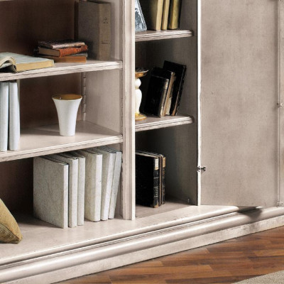 Soggiorno Armadio Libreria in Legno Armadietto Ufficio Scaffale Armadi Vetrina Italia