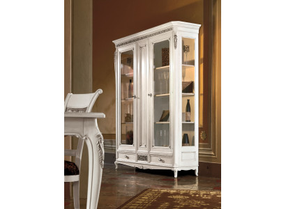 Design credenza Mobili italiani Sideboard Designer Lusso Legno Vetrina Armadio