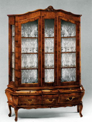 Sala da pranzo credenza con 3 cassetti e ante in vetro credenza da sala da pranzo in legno massello