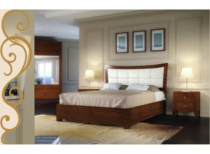 Set da camera da letto completo 3 pezzi: letto, comodino, gruppo letto in legno.