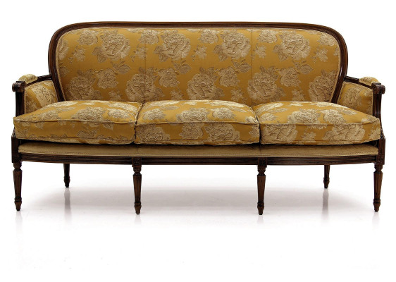 Sofà imbottito 3 posti Divani Sedili a tre posti Nuovo Design Divano classico Divano