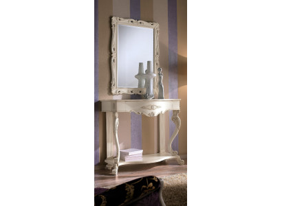 Tavoli Consolle Tavolo Lato Camera da letto Legno Specchio + Consolle Cassettiere