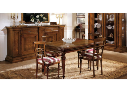 Tavolo da pranzo + 4x sedie Sedia Set sala da pranzo Gruppo pranzo Moderno Tavolo Tavoli Set.