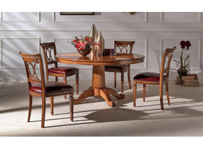 Tavoli rotondi Mobili Tavolo da pranzo in stile antico Tavoli da pranzo italiani Tavoli in legno