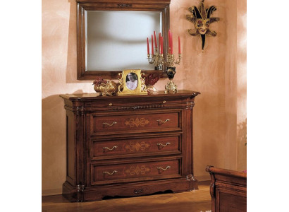 Sideboard credenza cassettiera 4 cassetti legno armadietto cassettiere