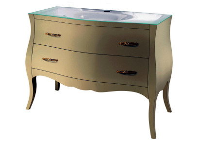 Consolle lavabo Classico mobile Lavandino Bagno italiano Mobile sottolavabo