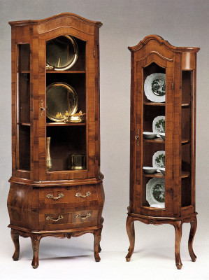 Lussuoso armadio vetrina Classiche vetrine mobili da soggiorno credenza in legno Nuovi