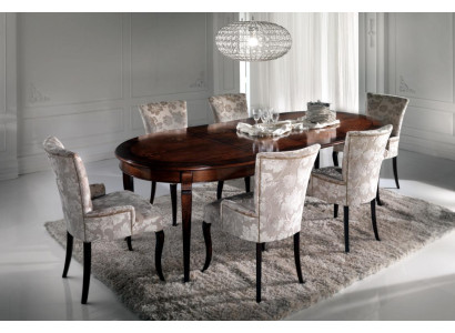 Tavolo da pranzo di lusso Arredo mobili di design italiano Tavoli in legno massello Nuovo