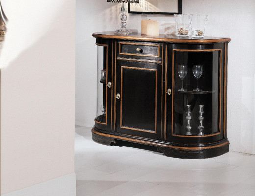 Vetrina Armadio Vetrine classiche Mobili soggiorno Mobili in legno massiccio Credenze.